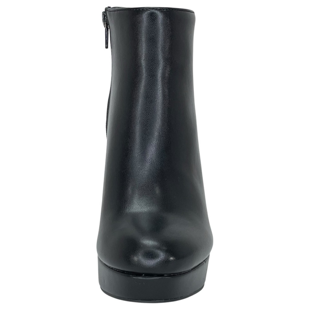 BCBGeneration Jeanne Black Faux Leather Heeled Womens Booties Size 5M - Picture 7 of 12